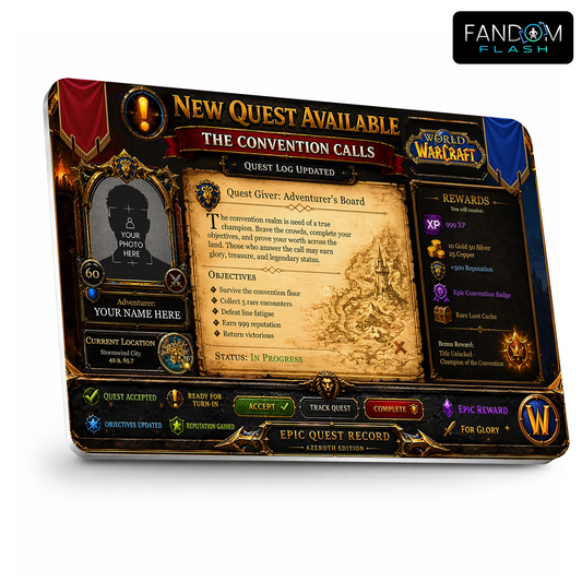 Convention Quest Record – World of Warcraft Inspired Adventurer Badge