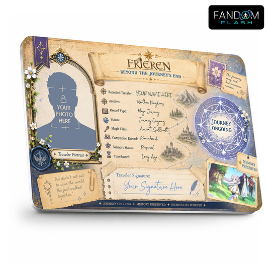 Journey Ongoing Traveler Record – Frieren Inspired Fantasy Adventure Card