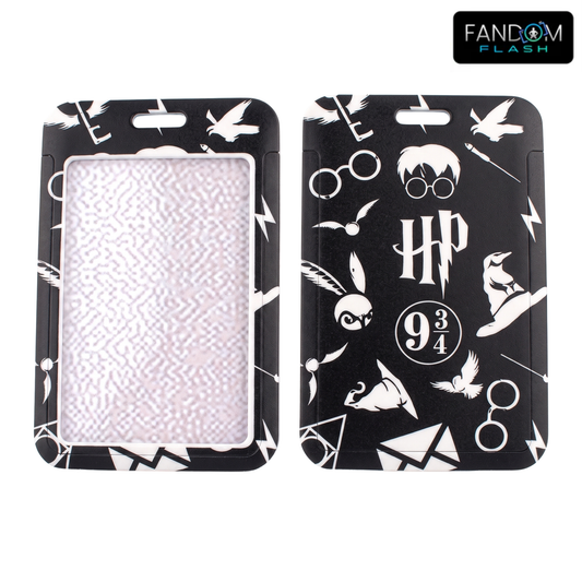 Harry Potter Inspired Wizard Badge Holder – Magical ID Card Sleeve