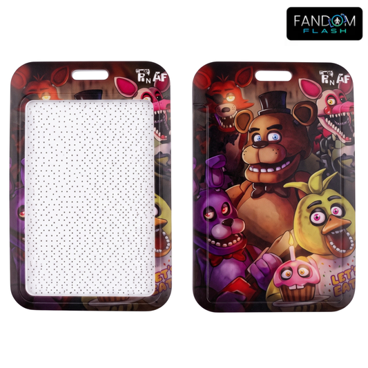 Five Nights at Freddy’s Inspired Animatronic Badge Holder – Horror Game ID Card Sleeve