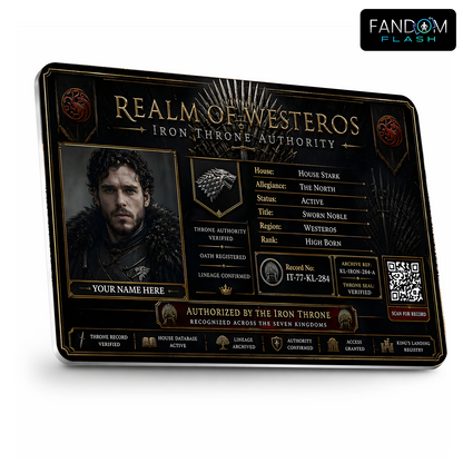 Realm of Westeros – Iron Throne Authority ID