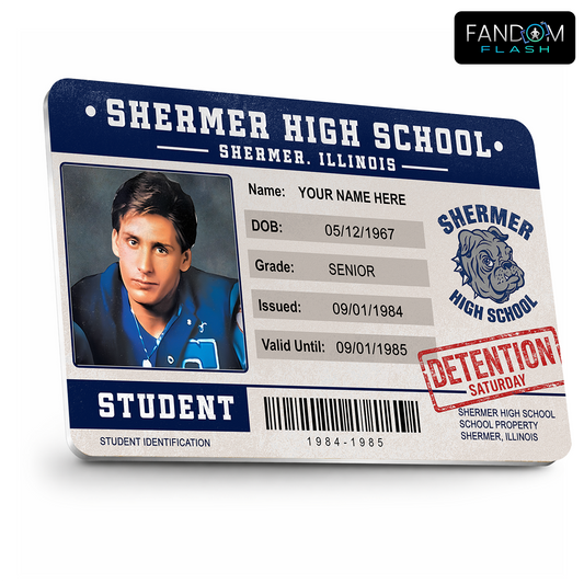Student ID Card – The Breakfast Club Inspired Custom Movie Badge