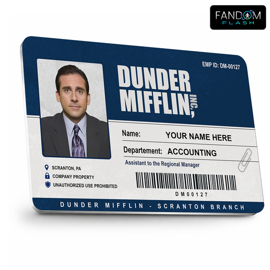 Employee ID Card – The Office Inspired Custom TV Badge