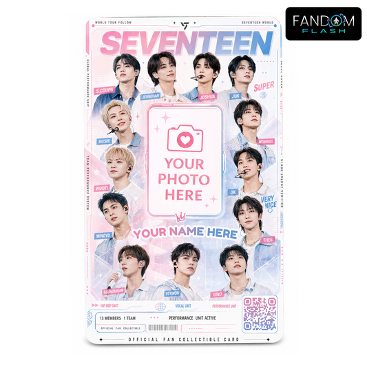 Diamond Life Fan Collectible Card – SEVENTEEN Inspired K-Pop Photo ID