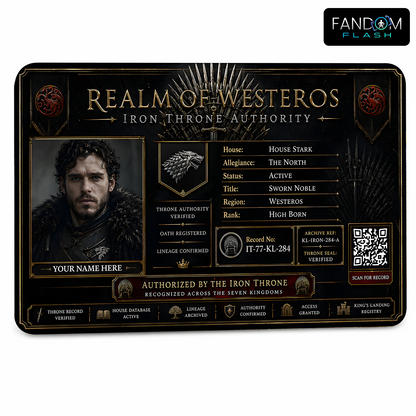 Realm of Westeros – Iron Throne Authority ID