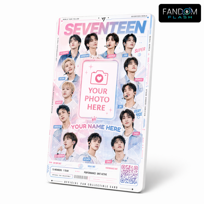Diamond Life Fan Collectible Card – SEVENTEEN Inspired K-Pop Photo ID