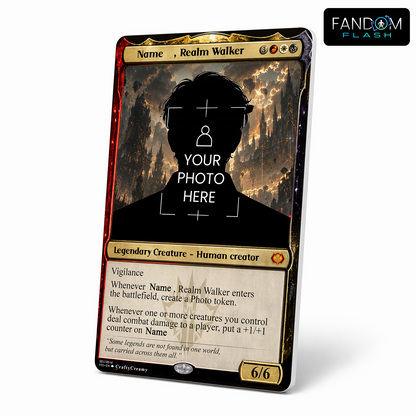 Realm Walker Custom Trading Card – Magic: The Gathering Inspired Legendary Creator Card