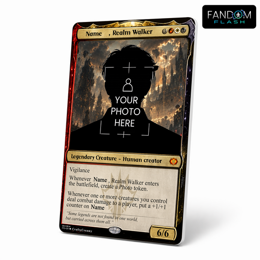 Realm Walker Custom Trading Card – Magic: The Gathering Inspired Legendary Creator Card