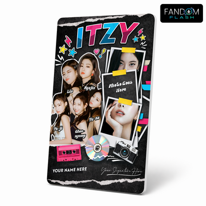 Dalla Dalla Fan Collectible Card – ITZY Inspired K-Pop Photo ID