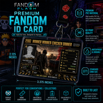 Winner Winner Chicken Dinner Card – PUBG Inspired Victory Badge