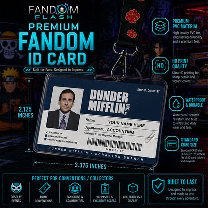 Employee ID Card – The Office Inspired Custom TV Badge