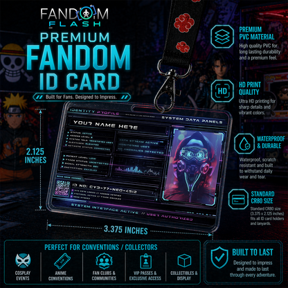 System Profile Card – Cyberpunk Inspired Futuristic Photo ID