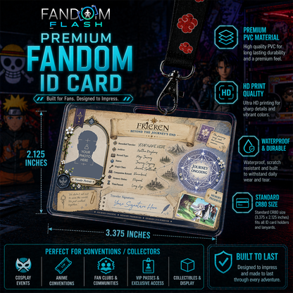 Journey Ongoing Traveler Record – Frieren Inspired Fantasy Adventure Card