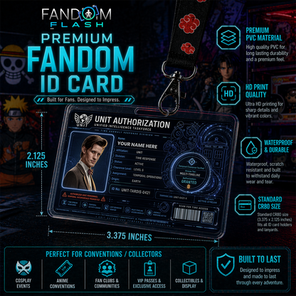 UNIT Authorization ID – Doctor Who Inspired Sci-Fi Photo ID