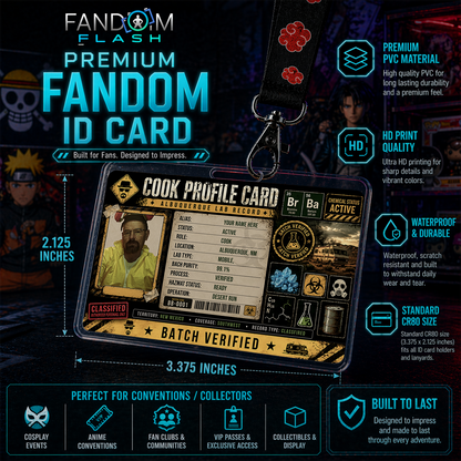 Cook Profile Card – Breaking Bad Inspired Custom Chemistry Badge