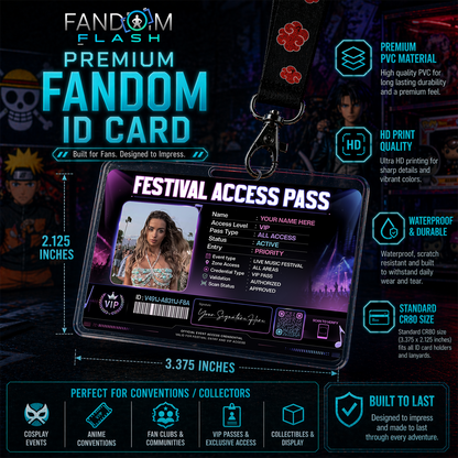 Festival Access Pass – Custom VIP Music Festival Badge