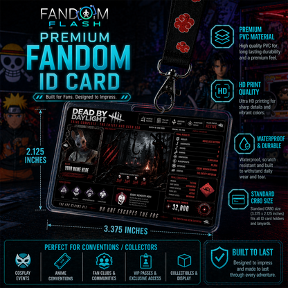 Trial Complete Card – Dead by Daylight Inspired Killer Record Badge