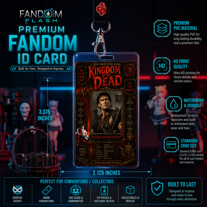 Kingdom of the Dead Badge – Army of Darkness Inspired Horror Photo ID