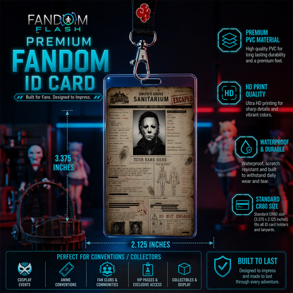 Escaped Patient Record – Halloween Inspired Horror Photo ID