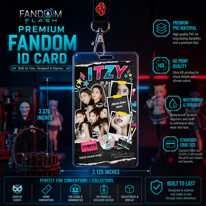 Dalla Dalla Fan Collectible Card – ITZY Inspired K-Pop Photo ID