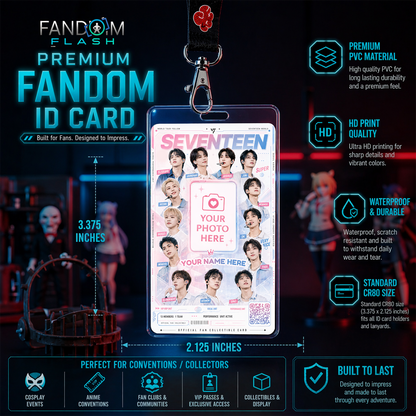 Diamond Life Fan Collectible Card – SEVENTEEN Inspired K-Pop Photo ID
