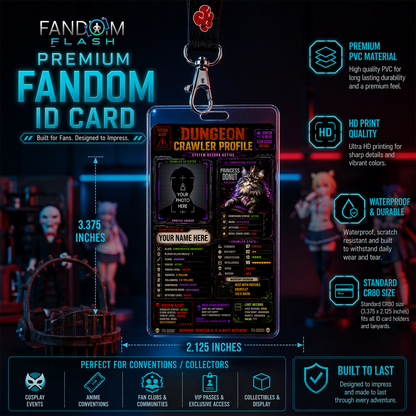 Dungeon Crawler Profile – Dungeon Crawler Carl Inspired System Record Card