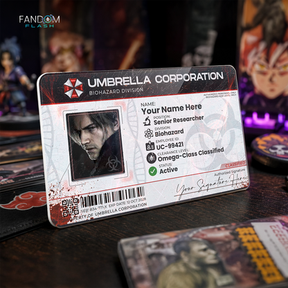 Biohazard Division Access Card – Resident Evil Inspired Horror Photo ID