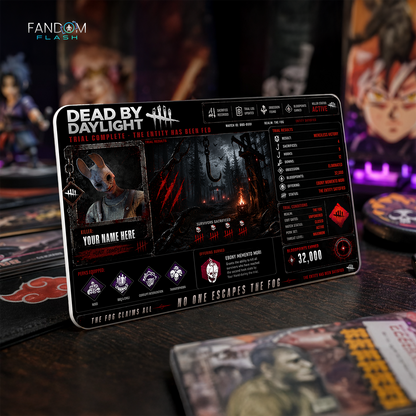 Trial Complete Card – Dead by Daylight Inspired Killer Record Badge