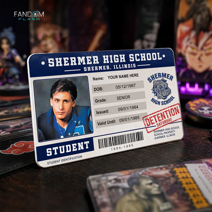 Student ID Card – The Breakfast Club Inspired Custom Movie Badge