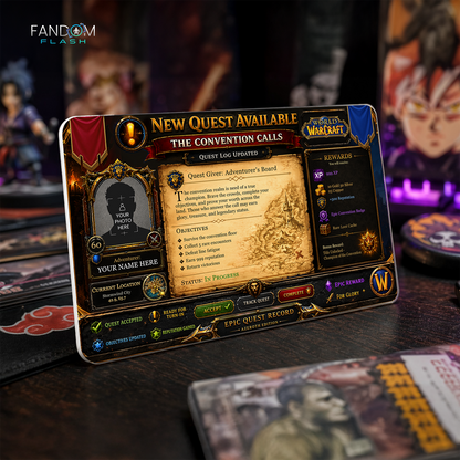 Convention Quest Record – World of Warcraft Inspired Adventurer Badge