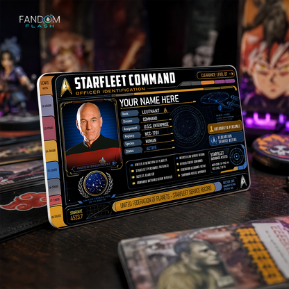 Officer Identification Card – Star Trek Inspired Custom Sci-Fi Badge