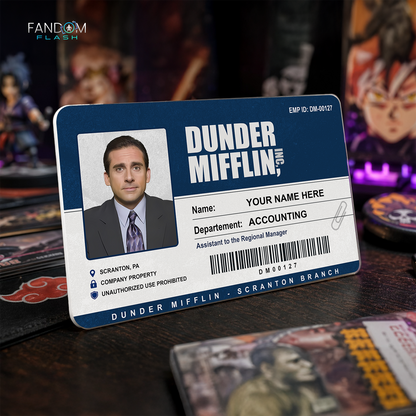 Employee ID Card – The Office Inspired Custom TV Badge