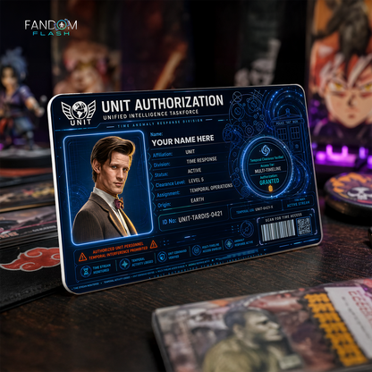 UNIT Authorization ID – Doctor Who Inspired Sci-Fi Photo ID