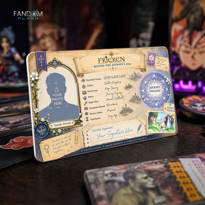 Journey Ongoing Traveler Record – Frieren Inspired Fantasy Adventure Card