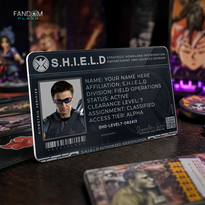 S.H.I.E.L.D. Badge – Marvel Inspired Classified Agent Photo ID