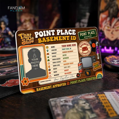 Point Place Basement ID Badge – That ’70s Show Inspired Hangout Member Card