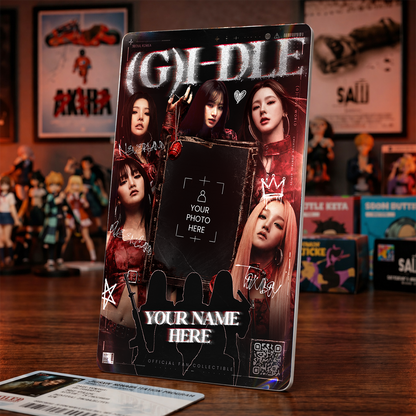Tomboy Fan Collectible Card – (G)I-DLE Inspired K-Pop Photo ID