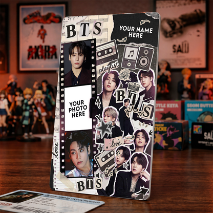 ARMY Fan Collectible Card – BTS Inspired K-Pop Photo ID