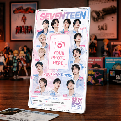 Diamond Life Fan Collectible Card – SEVENTEEN Inspired K-Pop Photo ID
