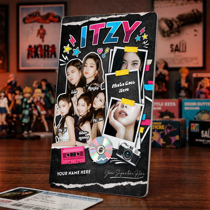 Dalla Dalla Fan Collectible Card – ITZY Inspired K-Pop Photo ID
