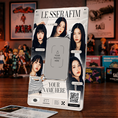 Fearless Fan Collectible Card – LE SSERAFIM Inspired K-Pop Photo ID