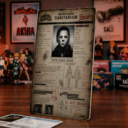 Escaped Patient Record – Halloween Inspired Horror Photo ID