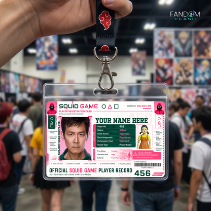 Player Registration ID Badge – Squid Game Inspired Survival Card