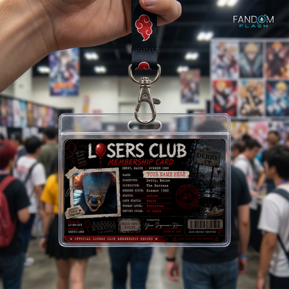 Losers Club Membership Card – IT Inspired Custom Horror Collectible Badge