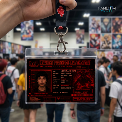 Hawkins National Laboratory ID Card – Stranger Things Inspired Sci-Fi Photo ID