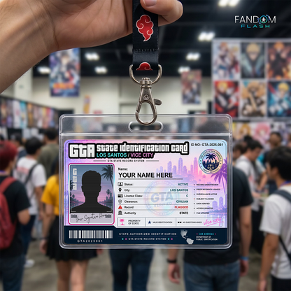 State Identification Card – GTA Inspired Custom Los Santos / Vice City Badge