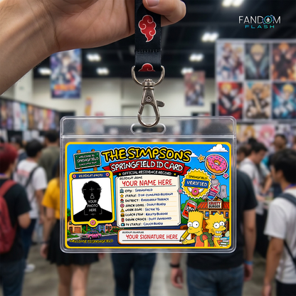 Springfield ID Card – The Simpsons Inspired Residence Record Card