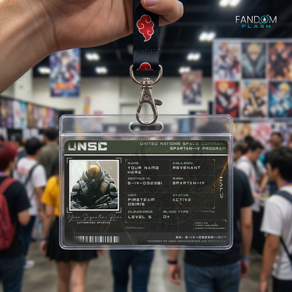 UNSC Spartan ID Badge – Halo Military Identification Card