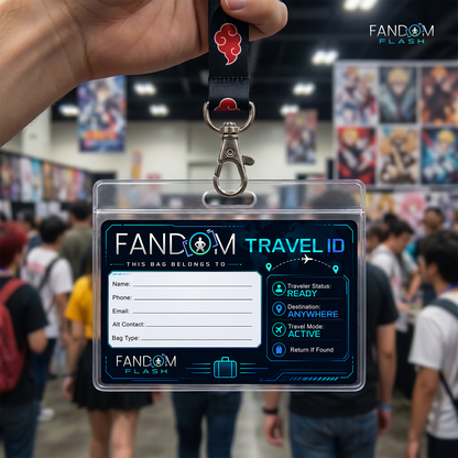 Travel ID Bag Tag – Fill-In Luggage Owner Contact Card