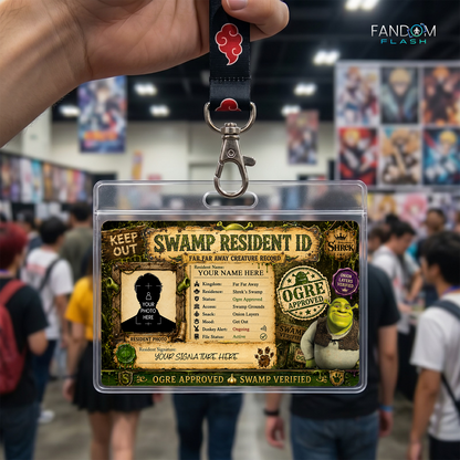 Swamp Resident ID Badge – Shrek Inspired Far Far Away Creature Record Card